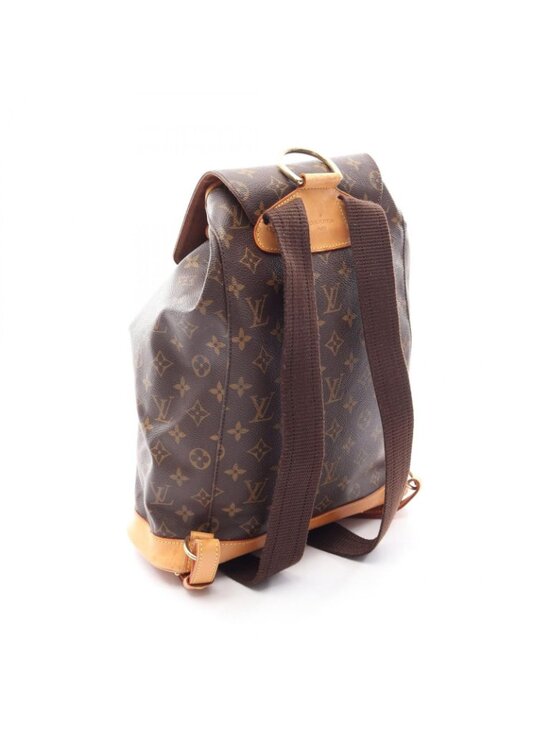 Louis Vuitton Backpack Montsouris GM Monogram Canvas Leather main image 7